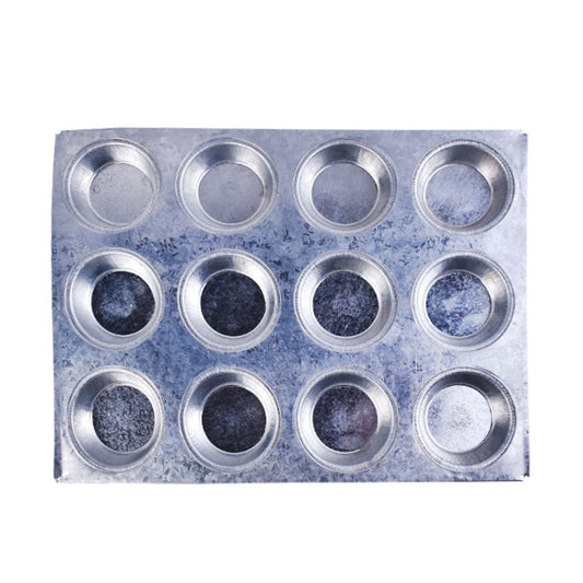 Cupcake Muffin Baking Tray Iron 12 Cavity (Large) capcake tray 12 muffins