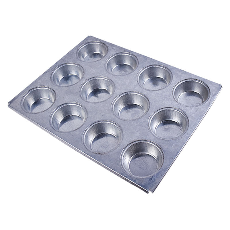 Cupcake Muffin Baking Tray Iron 12 Cavity (Large) capcake tray 12 muffin try 12 cupcake baking tray capcake tray cakepan jass cake tray