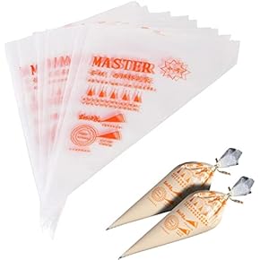25Pcs Disposable Piping Bags, Piping Bags