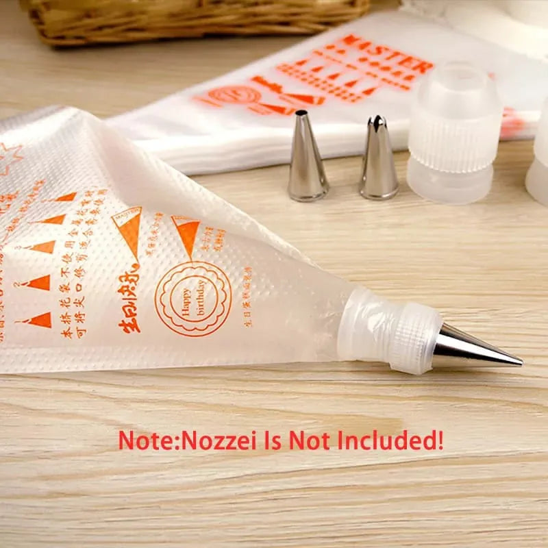 25Pcs Disposable Piping Bags, Piping Bags